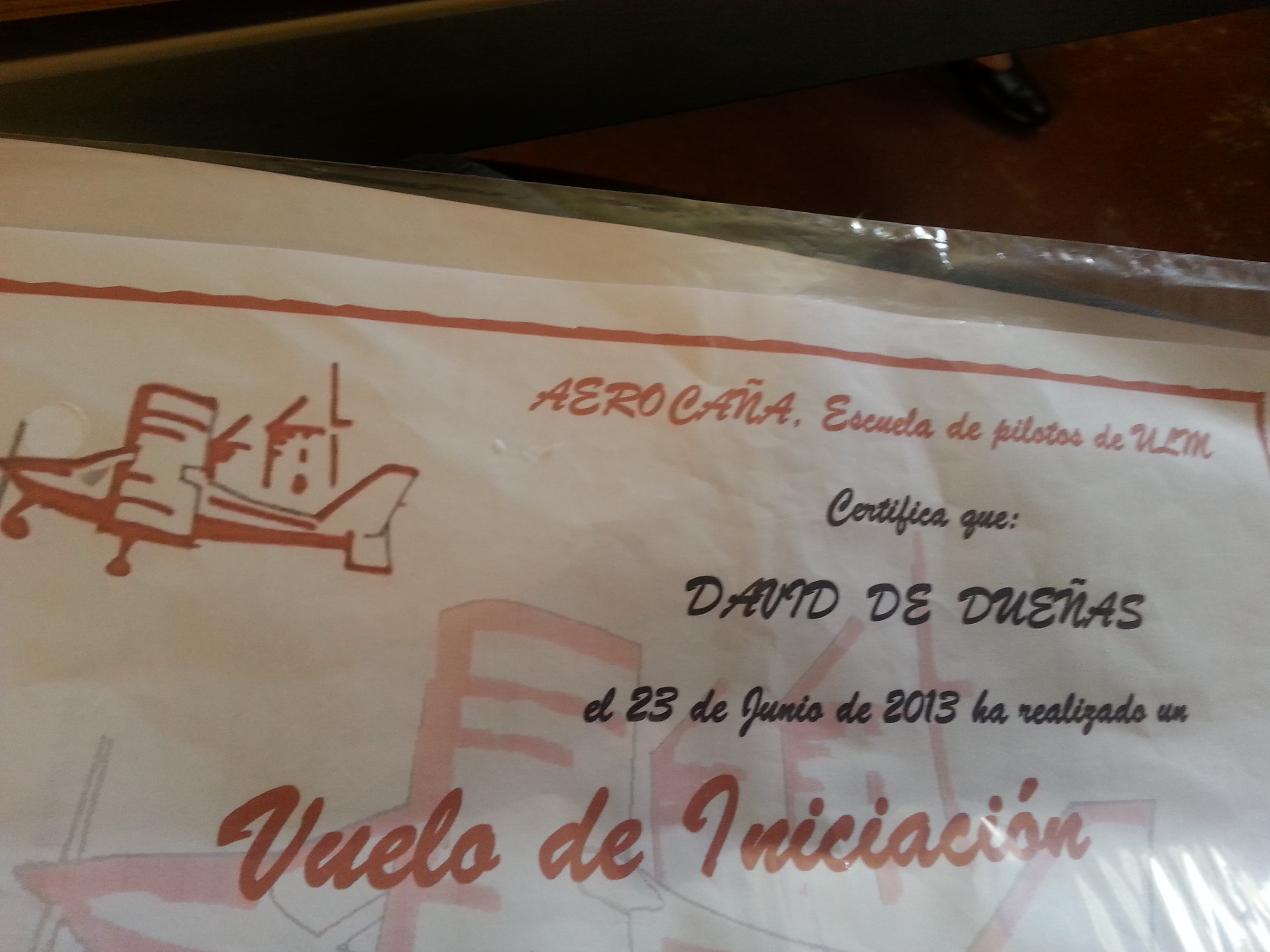 Diploma vuelo