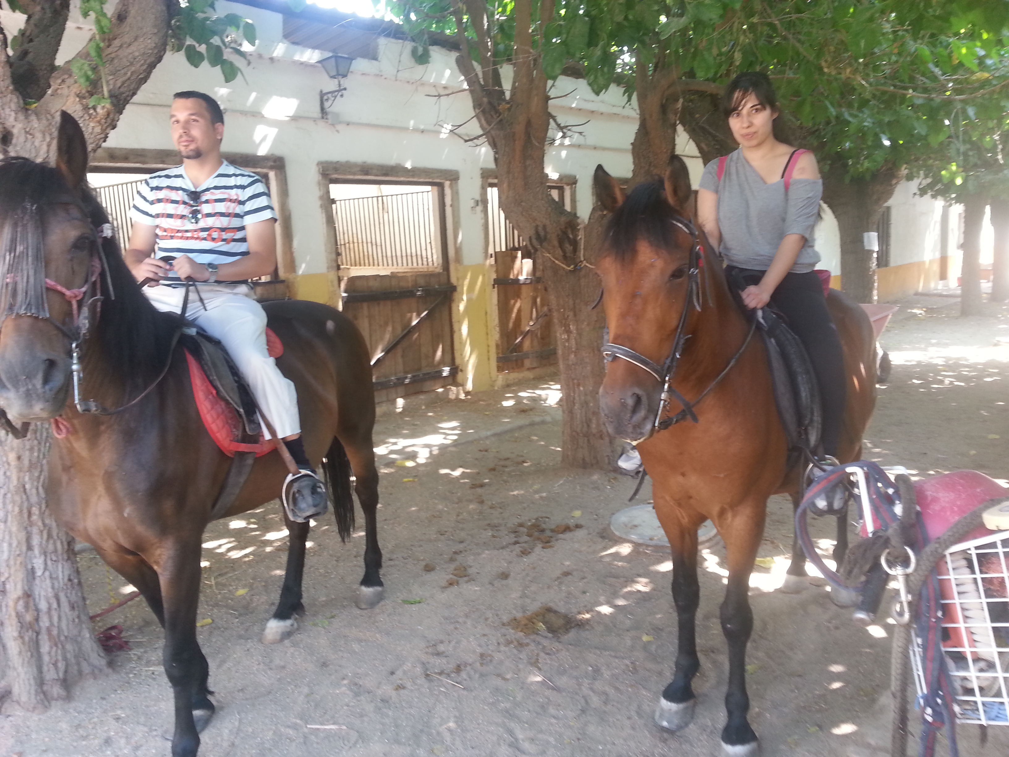 Montando a caballo 2