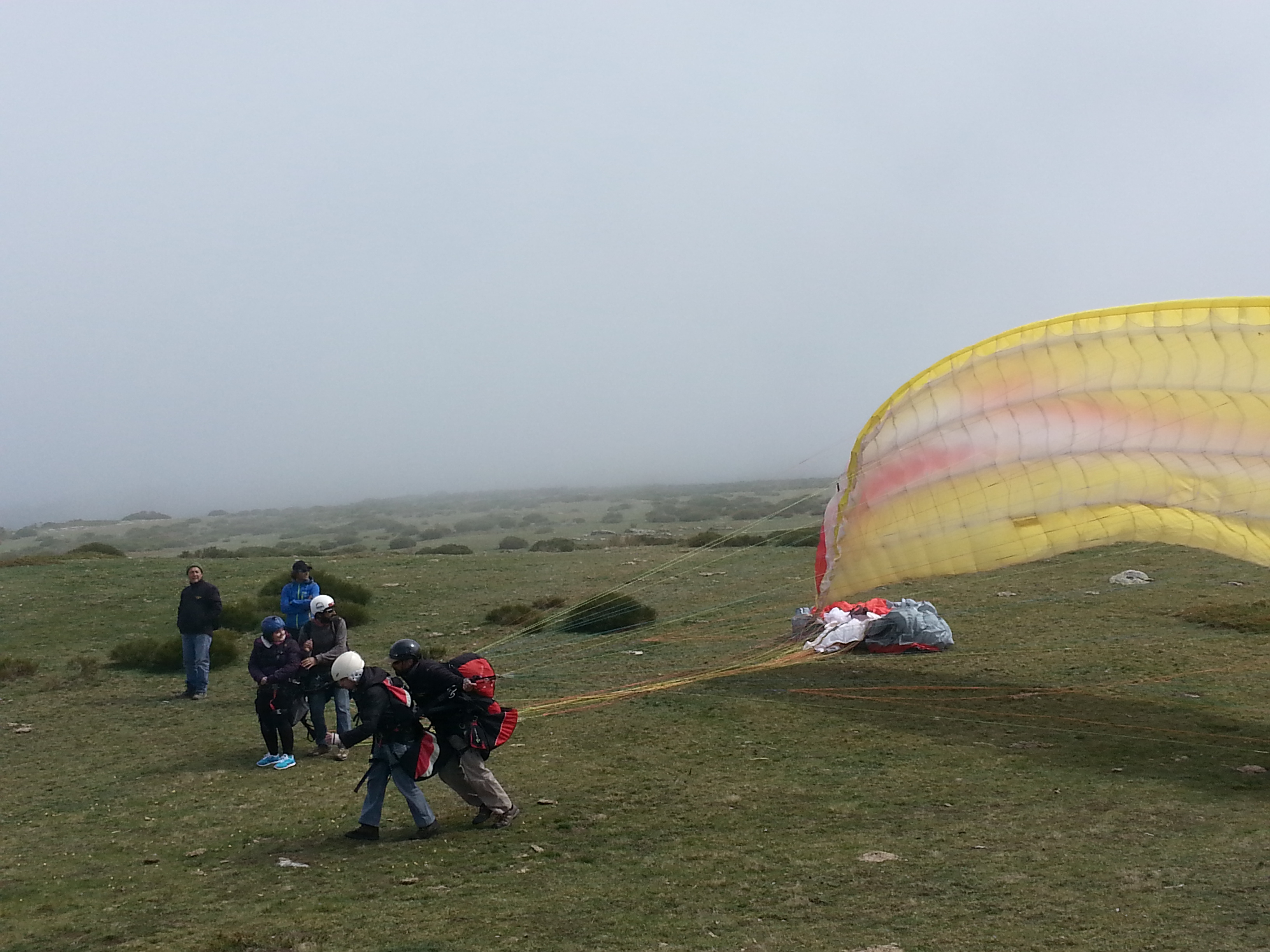 Lleva el viento parapente