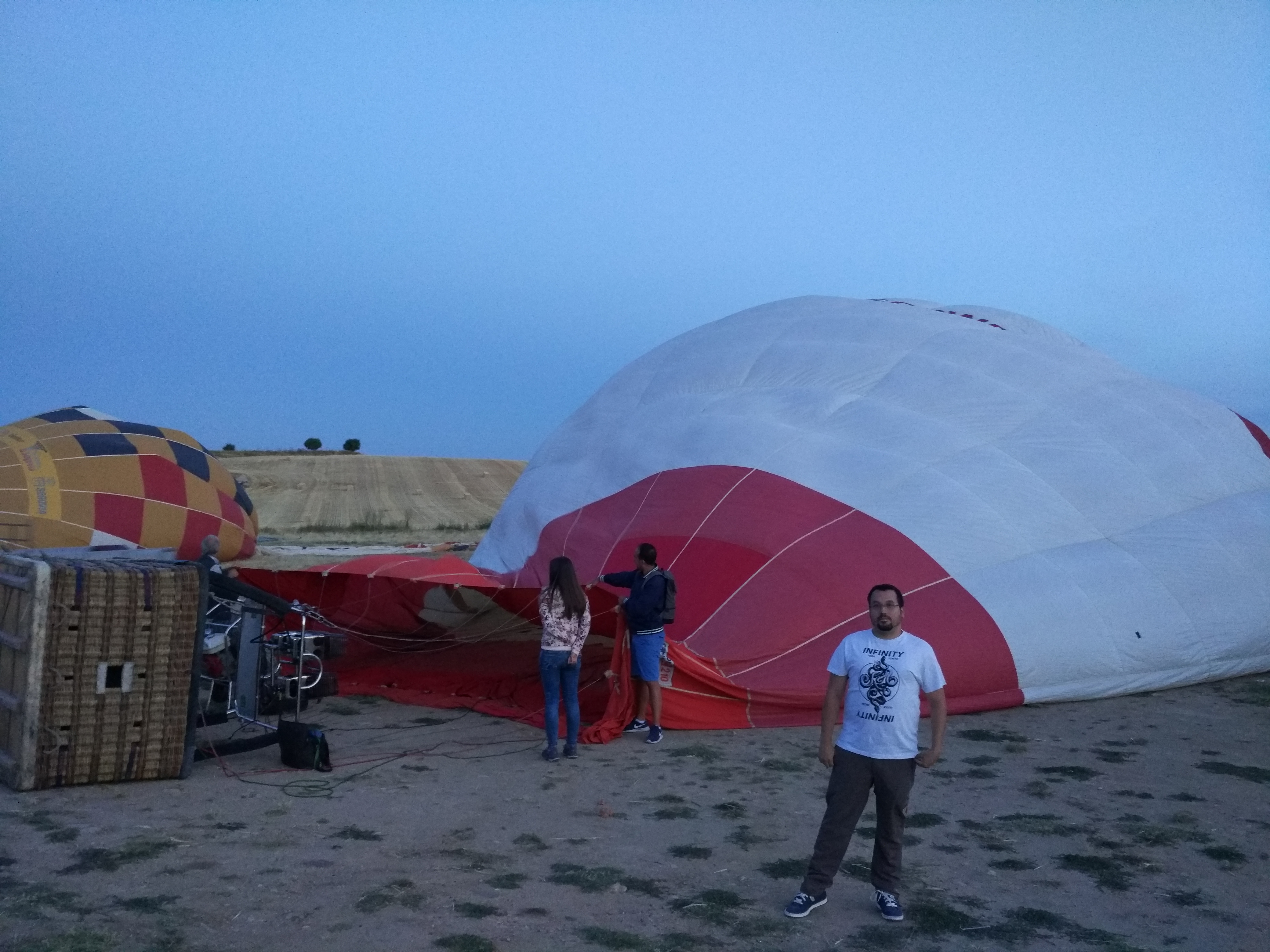 Esperando globos