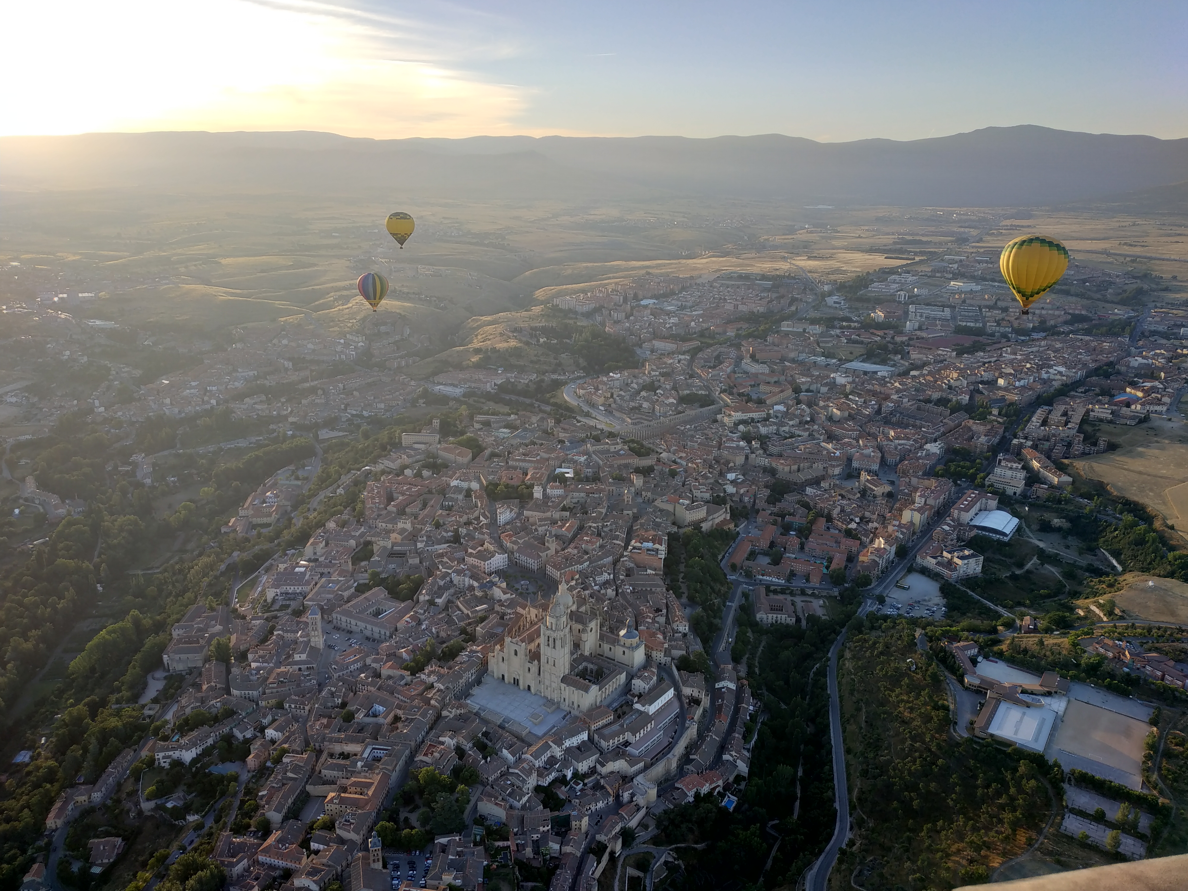 Vistas desde el globo