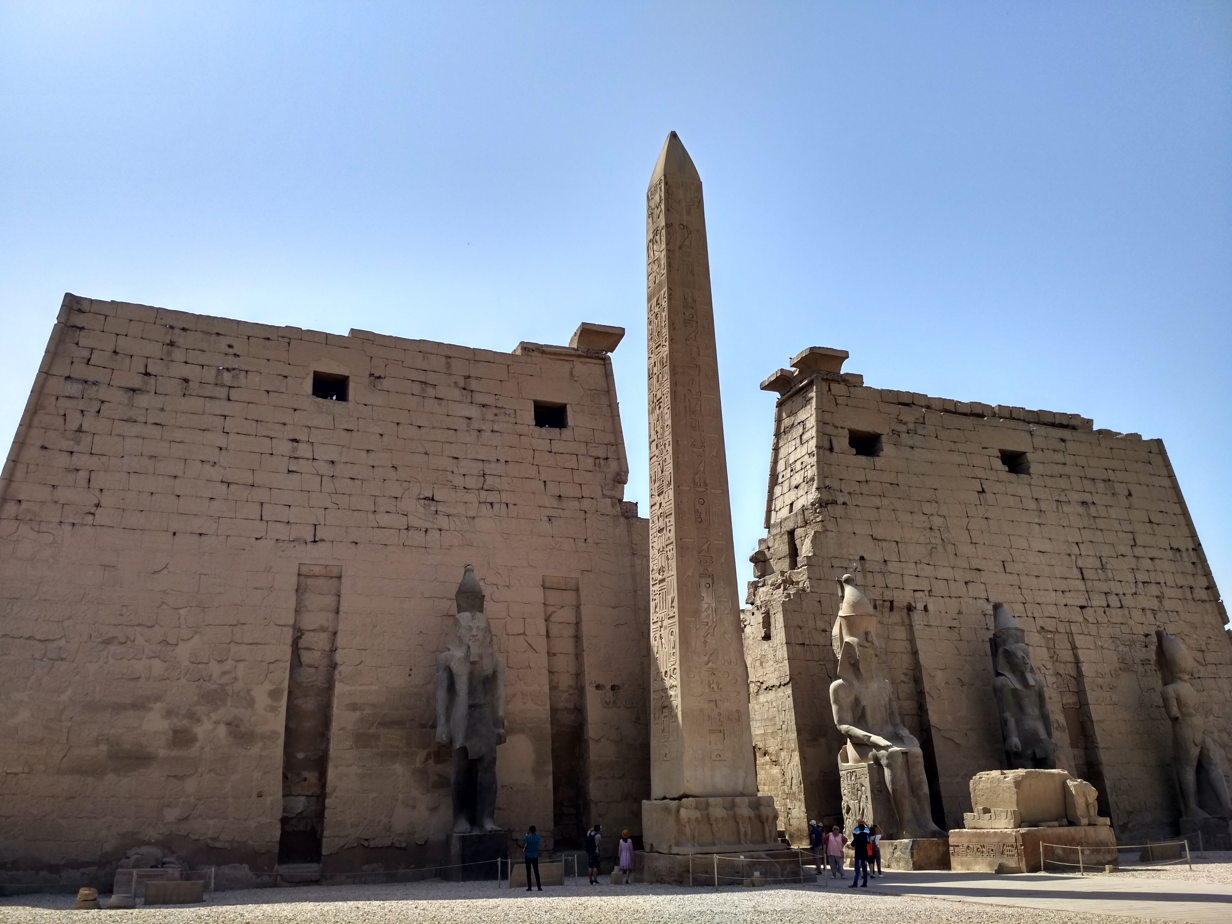 Fachada principal Templo de Luxor