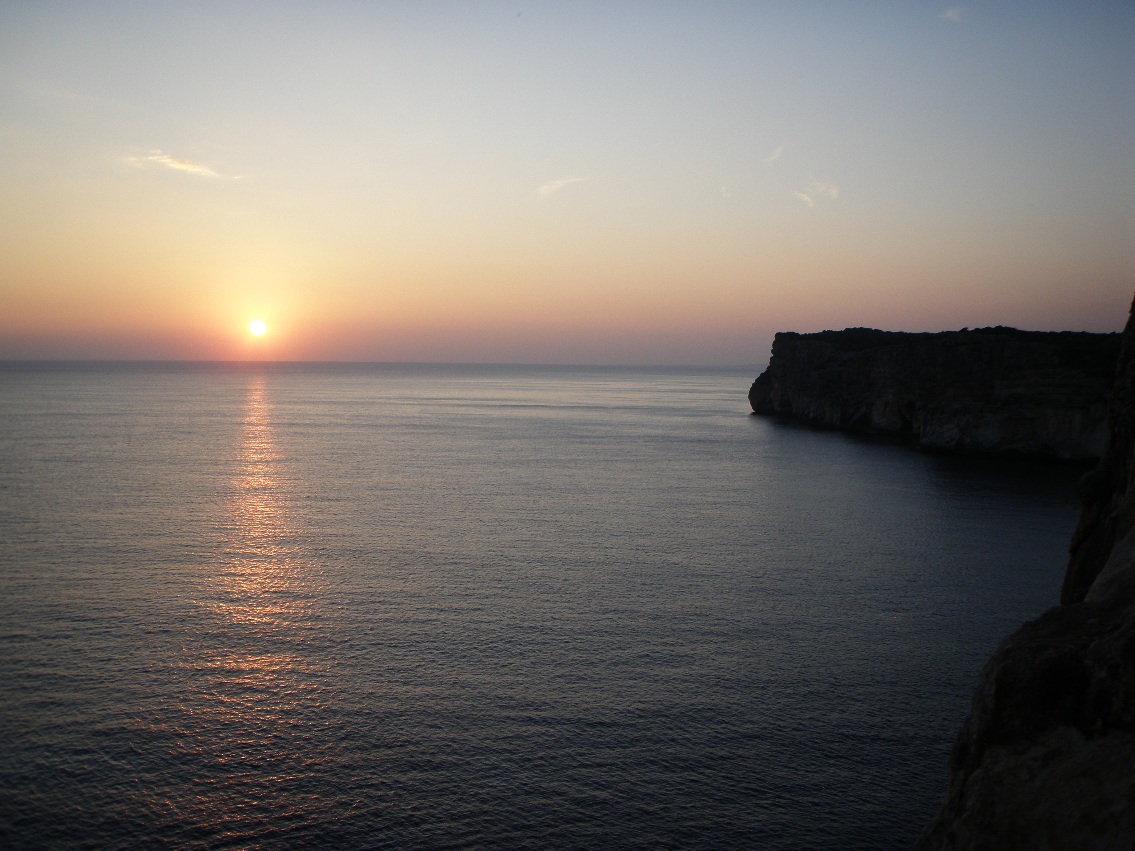 Puesta de sol Menorca