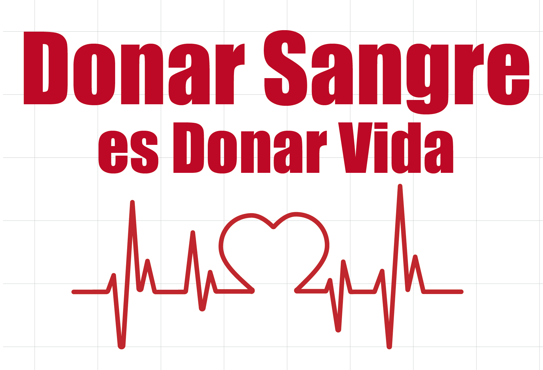 Cartel donar sangre